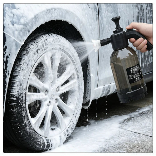 Quick Clean Car Wash Foam Sprayer Pneumatic Handheld 2L Car Home Disinfectant Water Bottle High Pressure Foam Convenient